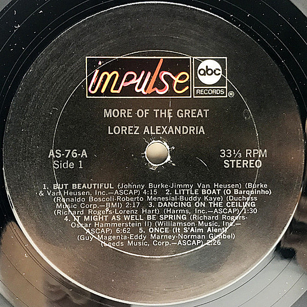 LOREZ ALEXANDRIA / More Of The Great Lorez Alexandria (LP