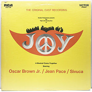 レコード画像：OSCAR BROWN JR. / JEAN PACE / SIVUCA / Joy