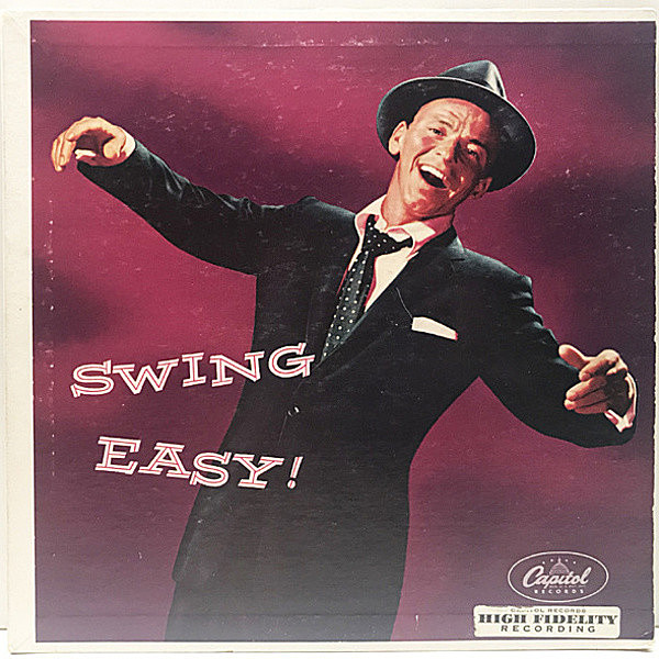 レコードメイン画像：激レア 10インチ 原盤 MONO 初版リングPurple US 完全オリジナル FRANK SINATRA Swing Easy (Capitol H 528) 初期の名唱たっぷりの人気作