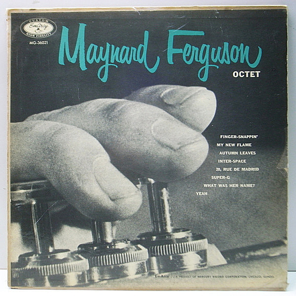 レコードメイン画像：【YMGスタンパー・音抜群】USオリジナル MAYNARD FERGUSON And His Octet (EmArcy MG 36021) Bob Gordon, Conte Candoli ほか 豪華メンバー