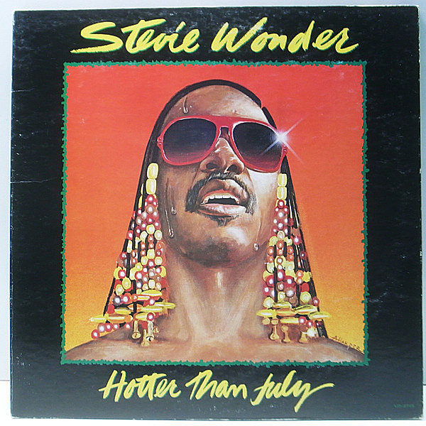 レコードメイン画像：良好盤!! STEVIE WONDER Hotter Than July スティービー・ワンダー／ホッター・サン・ジュライ 国内 初版 見開きジャケット 歌詞 バイオ付