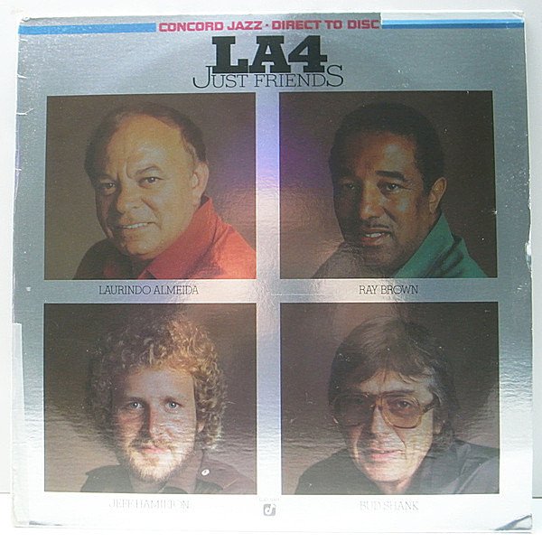 レコードメイン画像：【AUDIOPHILE／高音質プレス】極美盤!! USオリジナル LA4 Just Friends ('78 Concord CJD-1001) Limited Edition, Direct To Disc