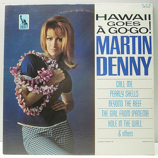 レコードメイン画像：良好盤!! 白プロモ MONO 深溝 USオリジナル MARTIN DENNY Hawaii Goes A Go-Go! ('66 Liberty) マーティン・デニー EXOTICA エキゾチカ