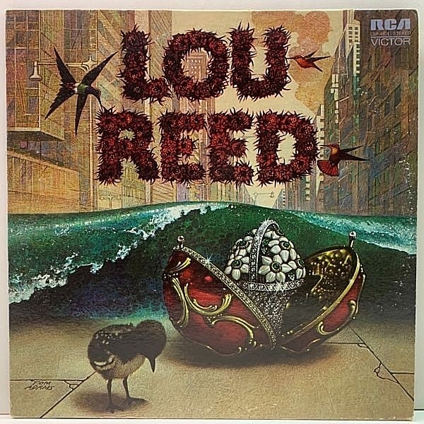 レコードメイン画像：レアな良好盤!! 初版Dynaflex 橙ラベ USオリジナル LOU REED Same『ロックの幻想』Berlin, Lisa Says ルー・リード復活作 ソロ 1stアルバム