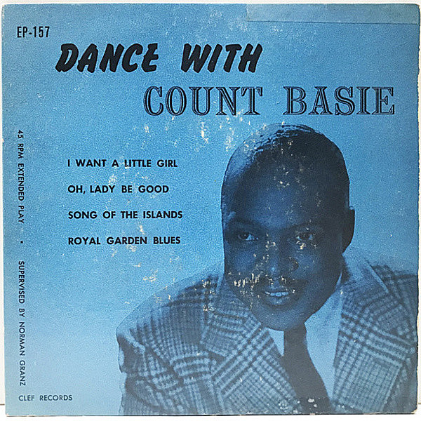 レコードメイン画像：レア!! 4曲入り Ep 原盤 USオリジナル COUNT BASIE Dance With ～ (Clef EP 157) 良好盤!45回転! ジャケット付きの非常に珍しい7インチ