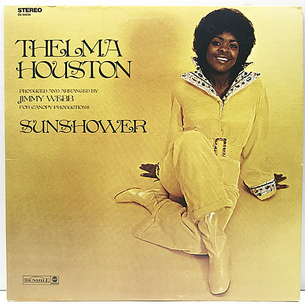 レコードメイン画像：Cut無し 美品!! 初版 黒ツヤ USオリジナル THELMA HOUSTON Sunshower ('69 Dunhill) JIMMY WEBB プロデュース 1st. デビュー作 Lp