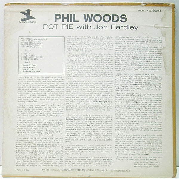 Phil Woods With Jon Eardley – Pot Pie – CD (Compilation