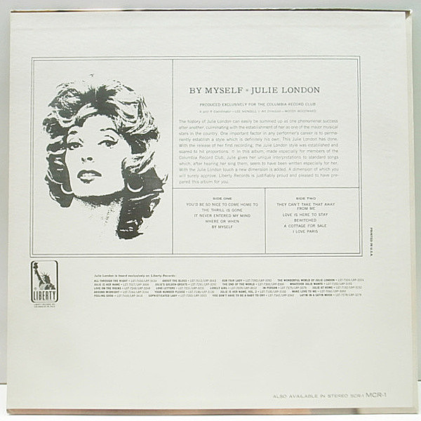 【家宝級レア新品USオリジナル】Julie London By Myself s-l400.jpg
