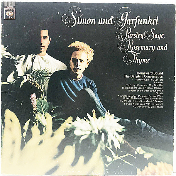 レコードメイン画像：レアな美盤!良好品! MONO 初版 白抜き 360 2eye USオリジナル SIMON & GARFUNKEL Parsley, Sage, Rosemary And Thyme 傑作3rd. モノラル Lp