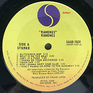 RAMONES / Same (LP) / Sire | WAXPEND RECORDS