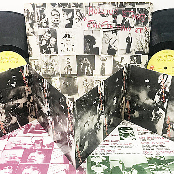 レコードメイン画像：【葉書・ポストカード付き】初版1841BROADWAY 2Lp USオリジナル ROLLING STONES Exile On Main ST (COC-2-2900) 専用インナーも付属