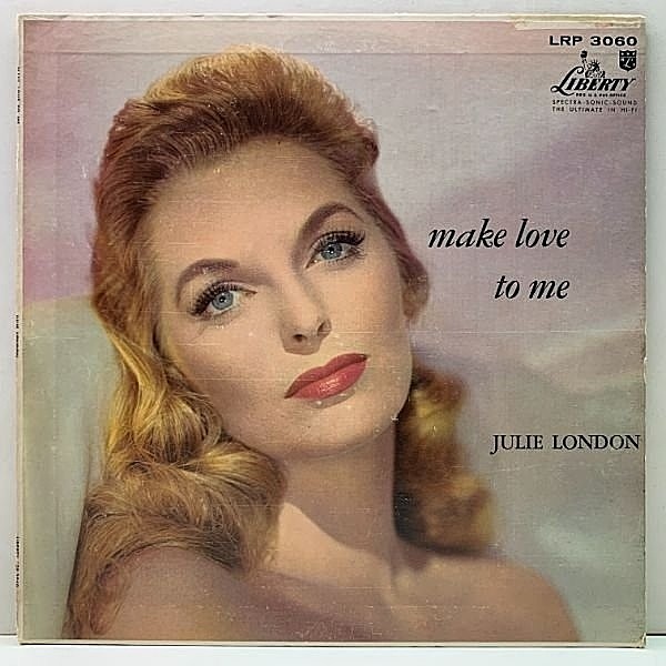レコードメイン画像：良好!音抜群! USオリジナル MONO 初版リング・ターコイズ 深溝 JULIE LONDON Make Love To Me ('57 Liberty) 至宝のバラード集 米 モノラル