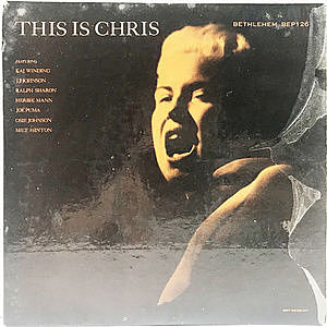 レコード画像：CHRIS CONNOR / This Is Chris