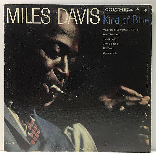 レコードメイン画像：激レア MONO 6eye 深溝 USオリジナル MILES DAVIS Kind of Blue ('59 Columbia) 誤植ジャケット John Coltrane, Bill Evans ほか