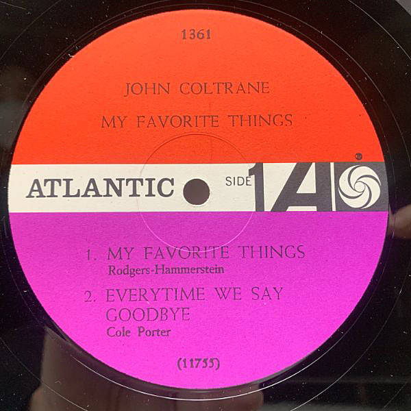 JOHN COLTRANE / My Favorite Things (LP) / Atlantic | WAXPEND
