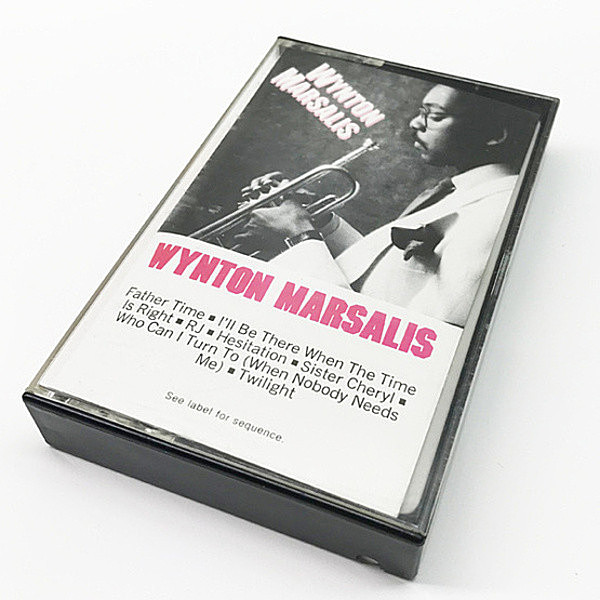 レコードメイン画像：CASSETTE TAPE／テープ WYNTON MARSALIS Same ウィントン・マルサリス ('82 Columbia) Ron Carter, Tony Williams, Herbie Hancock 参加