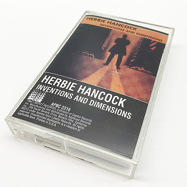 レコードメイン画像：CASSETTE TAPE／テープ HERBIE HANCOCK Inventions And Dimensions (Applause) ハービー・ハンコック／Paul Chambers, Willie Bobo 参加