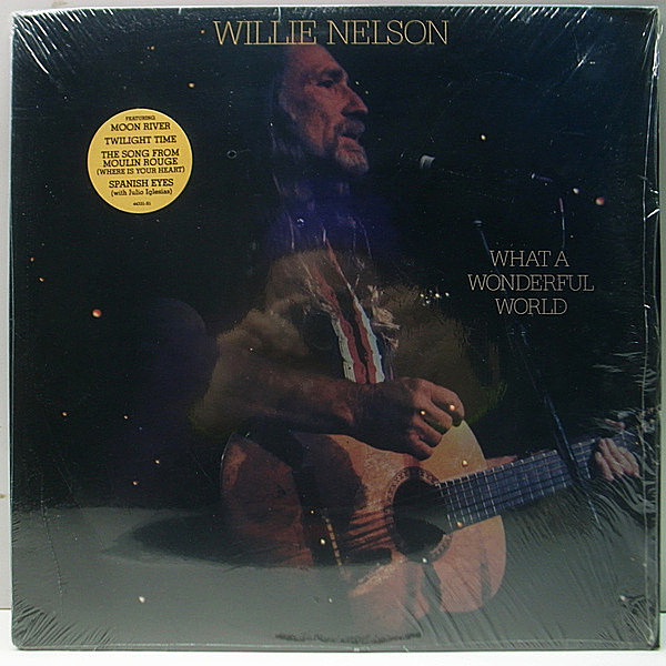 レコードメイン画像：シュリンク美品!! '88年 米オリジナル WILLIE NELSON What A Wonderful World (Columbia FC 44331) ウィリー・ネルソン Lp アナログ
