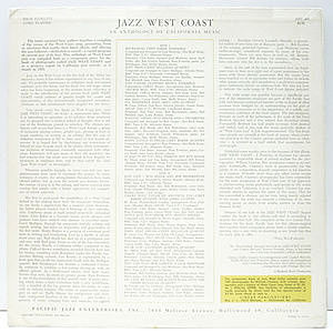 VARIOUS / Jazz West Coast (LP) / Pacific Jazz | WAXPEND RECORDS