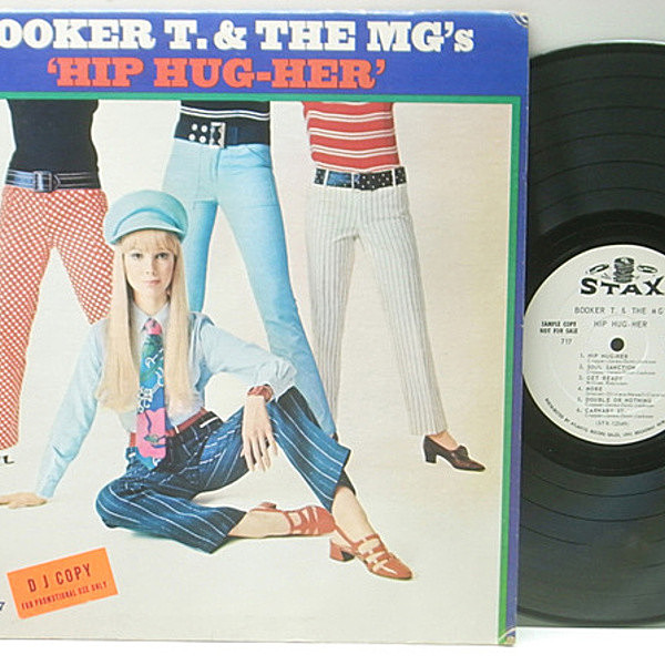 レコードメイン画像：白プロモ MONO 良好盤!! USオリジナル BOOKER T. & THE M.G.'s Hip Hug-Her ('67 Stax 717) ビートにしびれて 米 初回 モノラル Lp