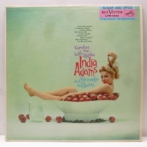 レコードメイン画像：レア! 美盤 MONO両溝 Orig. INDIA ADAMS Comfort Me with Apples