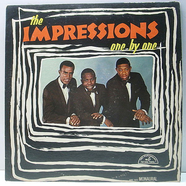 レコードメイン画像：【カーティス擁するムーディで秀逸なスウィート・ソウル】MONO 米オリジナル IMPRESSIONS One By One ('65 ABC) Curtis Mayfield 在籍
