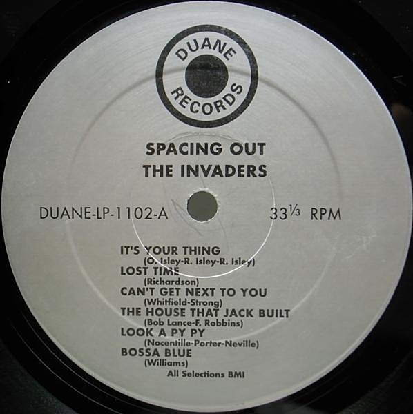 INVADERS / Spacing Out (LP) / Duane Records | WAXPEND RECORDS INVADERS / Spacing Out (LP) / Duane Records | WAXPEND RECORDS