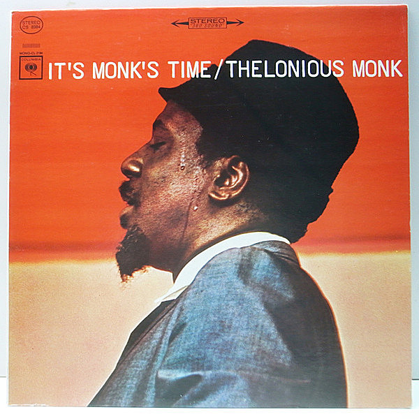 レコードメイン画像：美品 初版 黒文字 2eye US 完全オリジナル THELONIOUS MONK It's Monk's Time ('64 Columbia) Charlie Rouse ほか 1stプレス L