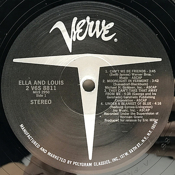 ELLA FITZGERALD / LOUIS ARMSTRONG / Ella & Louis (LP