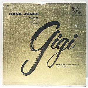 レコード画像：HANK JONES / Swings Songs From Lerner and Loewes' Gigi