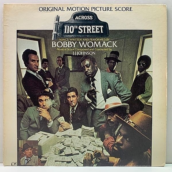 レコードメイン画像：Cut無し!良好品! USオリジナル BOBBY WOMACK Across 110th Street ('72 United) 110番街交差点 人間発電所 ジャケ 元ネタ