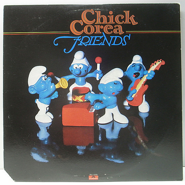 レコードメイン画像：美盤!! 発禁スマーフ君ジャケット USオリジナル CHICK COREA Friends ('78 Polydor) Joe Farrell, Eddie Gomez, Steve Gadd