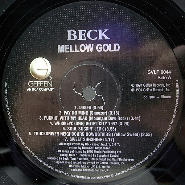 Beck Mellow Gold レコード ベック Beck – Mellow Gold – Vinyl (LP, Album), 1994 [r3134364