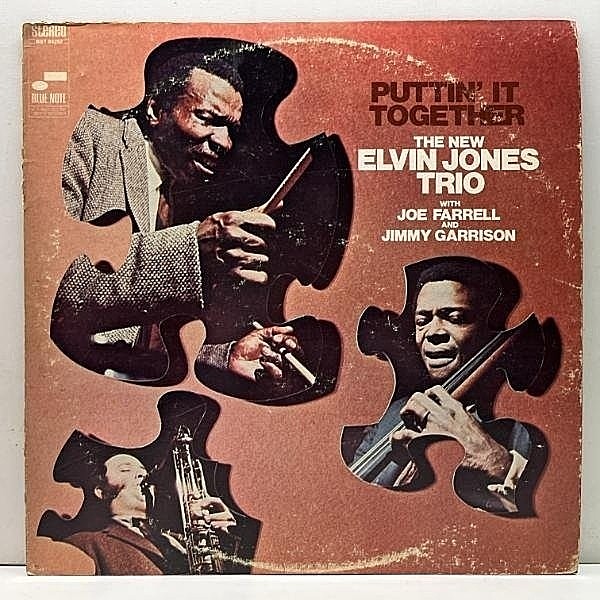 レコードメイン画像：美盤!!【VANGELDER刻印】音符 US初期プレス ELVIN JONES Puttin' It Together (Blue Note BST 84282) w/ Joe Farrell, Jimmy Garrison