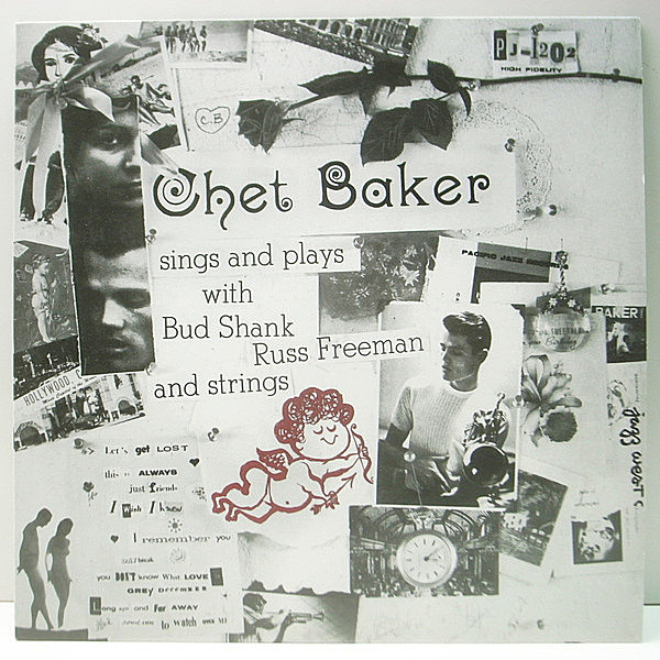 レコードメイン画像：美品!! CHET BAKER Sings And Plays With Bud Shank, Russ Freeman And Strings (Pacific Jazz／Dol) Europeプレス Lp WILLIAM CLAXTON