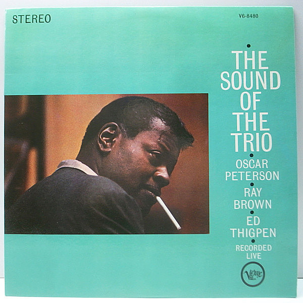 レコードメイン画像：レアな美品!! USオリジナル OSCAR PETERSON / RAY BROWN / ED THIGPEN The Sound Of The Trio ('61 Verve) ロンドン・ハウス・ライヴ人気作