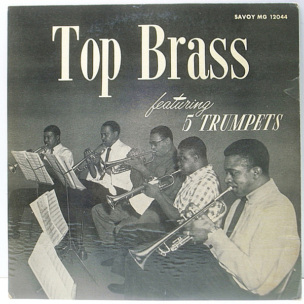 レコードメイン画像：ほぼ美品!! 手書きRVG, MONO 赤ラベル 深溝 USオリジナル ERNIE WILKINS Top Brass feat. Five Trumpets (Savoy MG-12044) Donald Byrd 他