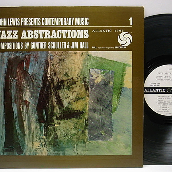 レコードメイン画像：BILL EVANS等豪華 MONOプロモ美品 JOHN LEWIS Jazz Abstractions