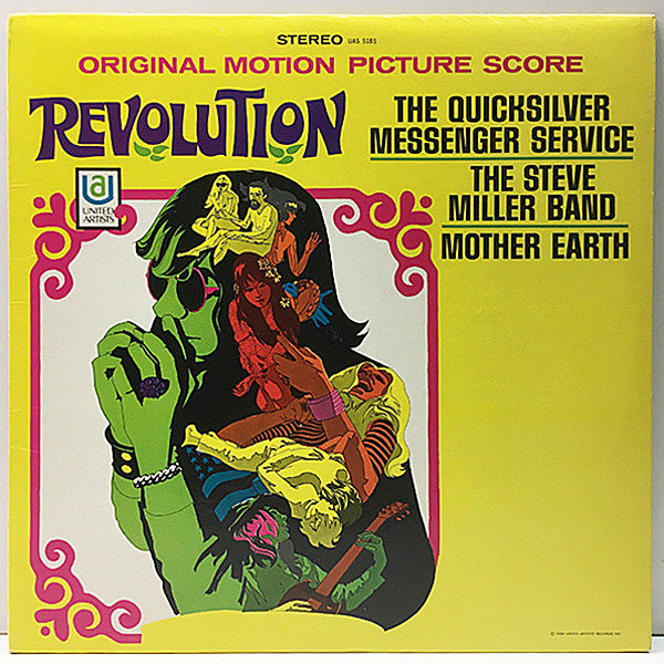レコードメイン画像：Cut無し 極美品!! USオリジナル O.S.T.『Revolution』QUICKSILVER MESSENGER SERVICE / STEVE MILLER BAND / MOTHER EARTH 米 サントラ Lp