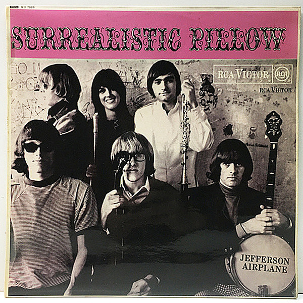 レコードメイン画像：レアな極美盤!! MONO UK Orig. JEFFERSON AIRPLANE Surrealistic Pillow グレイス・スリック Grace Slick ('67 RCA) UK コーティング仕様