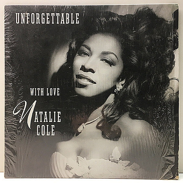 レコードメイン画像：シュリンク付き【深溝ありJamaicaプレス】稀少アナログ '91年 JAオリジナル NATALIE COLE Unforgettable With Love 亡き父と音の中で共演！