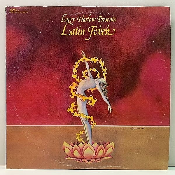 レコードメイン画像：【LARRY HARLOW prod. 女性サルサバンドの唯一作】美盤!! USオリジ LATIN FEVER ('78 Fania) Our World, Digan Que Si ほか 試聴