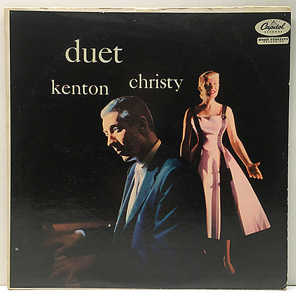 レコードメイン画像：良好盤!! MONO 米 US初期プレス JUNE CHRISTY & STAN KENTON Duet ('55 Capitol) 御大ケントンとの絶品のデュエット・アルバム Lp