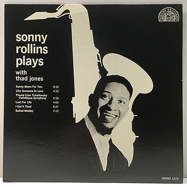 レコードメイン画像：【オリジナルは10万越えのピリオド盤】美品 MONO 米 USプレス SONNY ROLLINS Plays (Period SPL 1204) with THAD JONES, TOMMY FLANAGAN 他