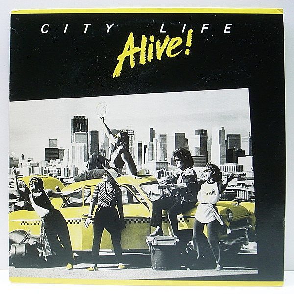 レコードメイン画像：【Skindo Le Le収録】美品!! オリジナル ALIVE! City Life ('82 Alive!) CEDAR WALTON作／Afreaka, スタンダード／Four ほか 3rd.ALBUM LP