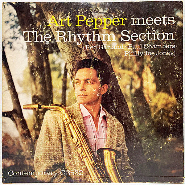 レコードメイン画像：激レア 1st 3色刷り US 完全オリジナル MONO 深溝 ART PEPPER Meets The Rhythm Section ('57 Contemporary) 初版 マトD2 初回 モノラル Lp