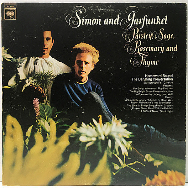 レコードメイン画像：良品!! MONO 初版 白抜き 360 2eye USオリジナル SIMON & GARFUNKEL Parsley, Sage, Rosemary And Thyme 傑作3rd. 初回 モノラル Lp