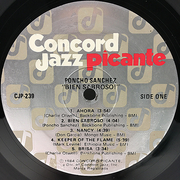 PONCHO SANCHEZ / Bien Sabroso! (LP) / Concord Jazz | WAXPEND