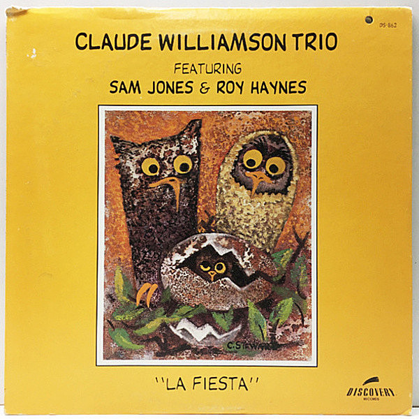 レコードメイン画像：極美盤!! 米 USプレス CLAUDE WILLIAMSON TRIO La Fiesta (Discovery) w./SAM JONES & ROY HAYNES クロード・ウィリアムソン Lp