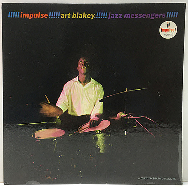 レコードメイン画像：良好!! MONO 初版AM-PAR 米 US 完全オリジナル RVG刻印 橙ツヤ ART BLAKEY And THE JAZZ MESSENGERS ('61 Impulse A-7) Lee Morgan ほか